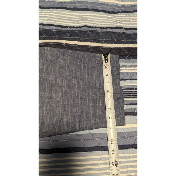 Paulo Solari Modern Fit Sz 40"x30.5" Linen Blend Lightweight Blue Casual Pants - Picture 11 of 11